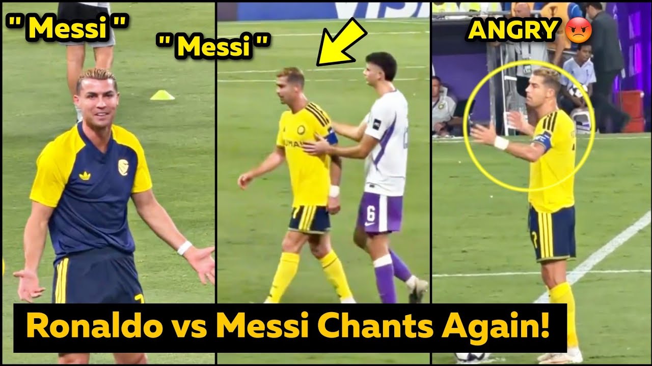 Ronaldo Reacts to LOUD Messi Chants and Angry After Al Nassr Defeat vs Al Ain