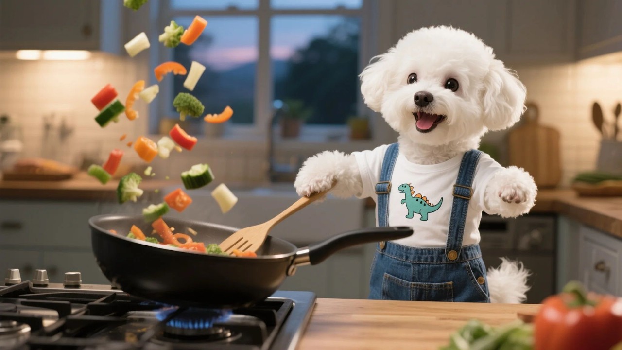 Home alone! See what baby pupper cooked to surprise mama Dog👨‍🍳(Compilation)