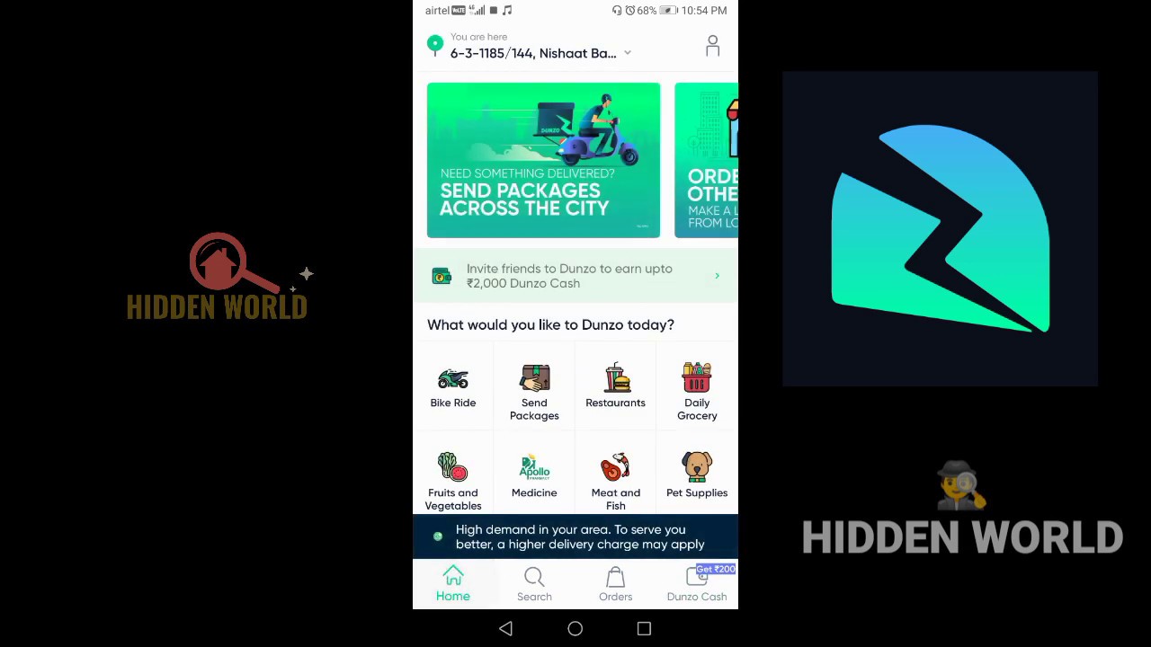 About dunzo app fully explains and dunzo cashback