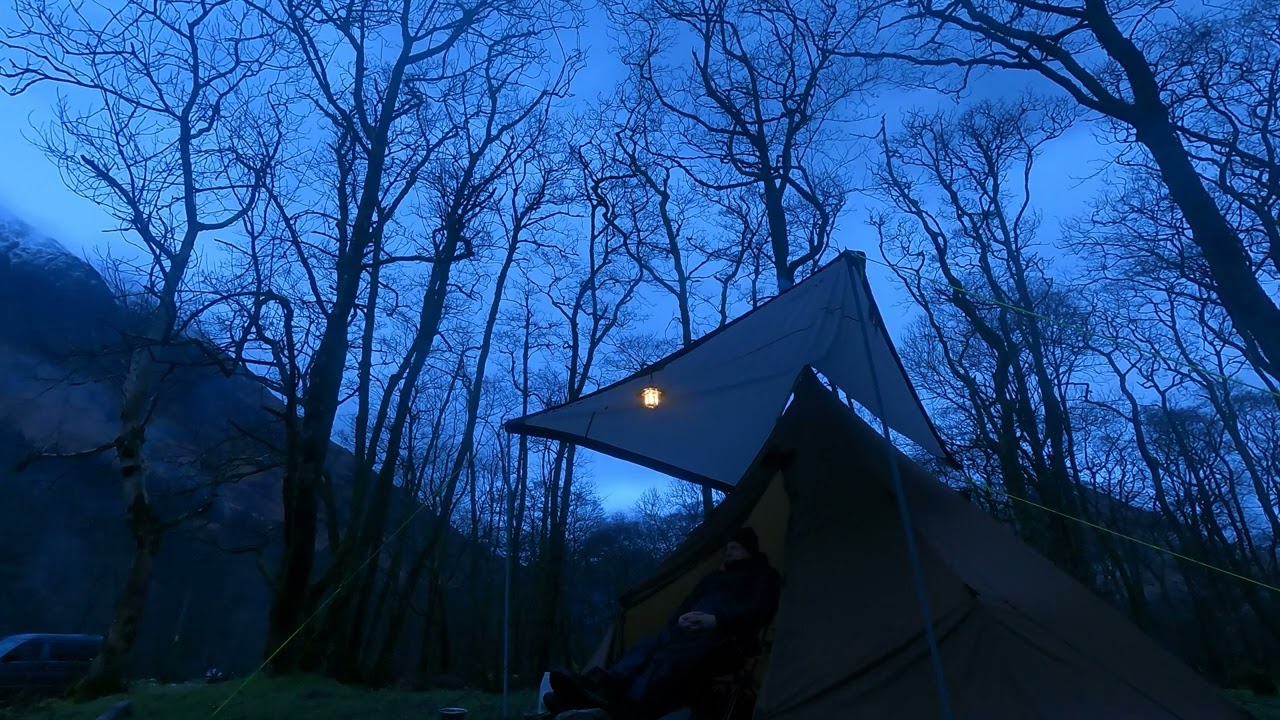 Glencoe camping hot tent asmr