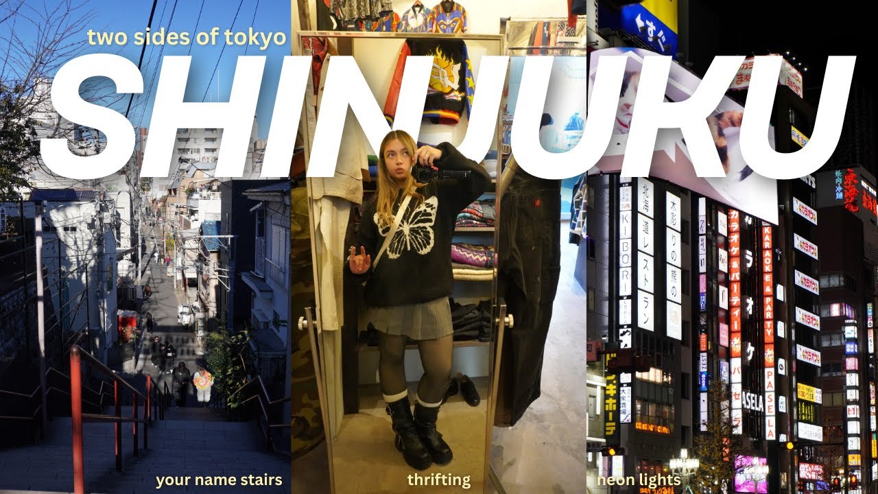 Shinjuku Day!!! 🌃 + Thrifting in Shimokitazawa