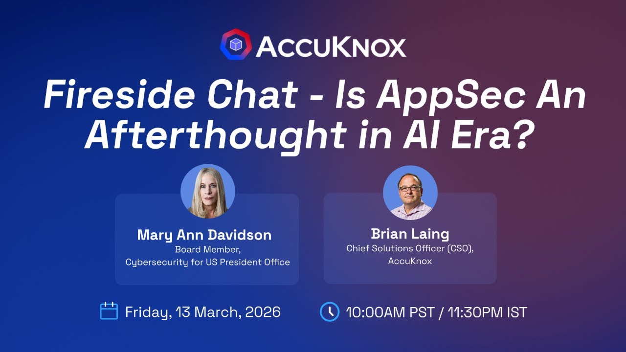Fireside Chat: Is Application Security an Afterthought in the AI Era?