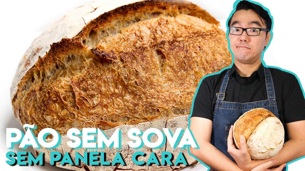 PÃO SEM SOVA: MAIS FÁCIL e SEM PANELA DE FERRO CARA RIQUEZA | PratoFundo