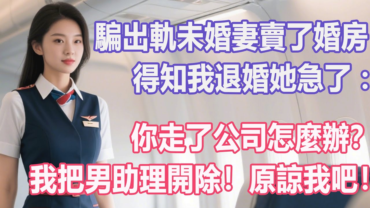 騙出軌未婚妻賣了婚房，得知我退婚她急了：你走了公司怎麼辦？我把男助理開除！原諒我吧！#出軌小說 #愛情故事 #白月光 #幸福人生#生活经验 #情感故事