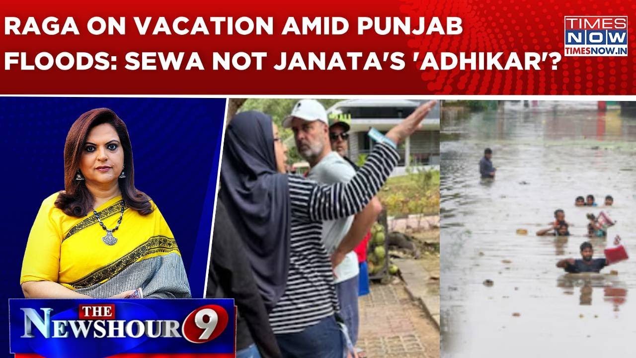 Rahul Gandhi Goes On Vacation To Malaysia Amid Floods In Punjab: Sewa Not Janata's 'Adhikar'? WATCH