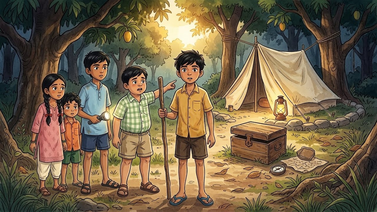 90s Ka Secret Jungle Camp 🌳| Hindi Story #jungle #90s #kahani 