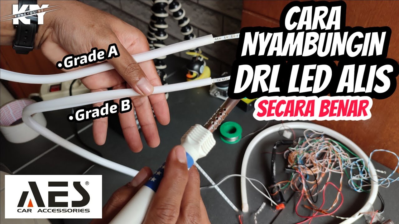 Cara Menyambung DRL Led Alis Fleksibel