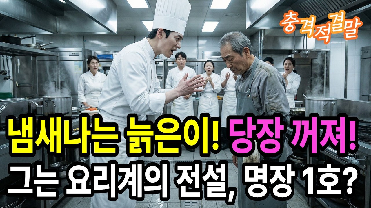 강남 최고급 식당에서 설거지하던 노인을 무시하고 쫓아낸 젊은 셰프의 최후... 알고 보니 대한민국 요리 명장 1호였다고?