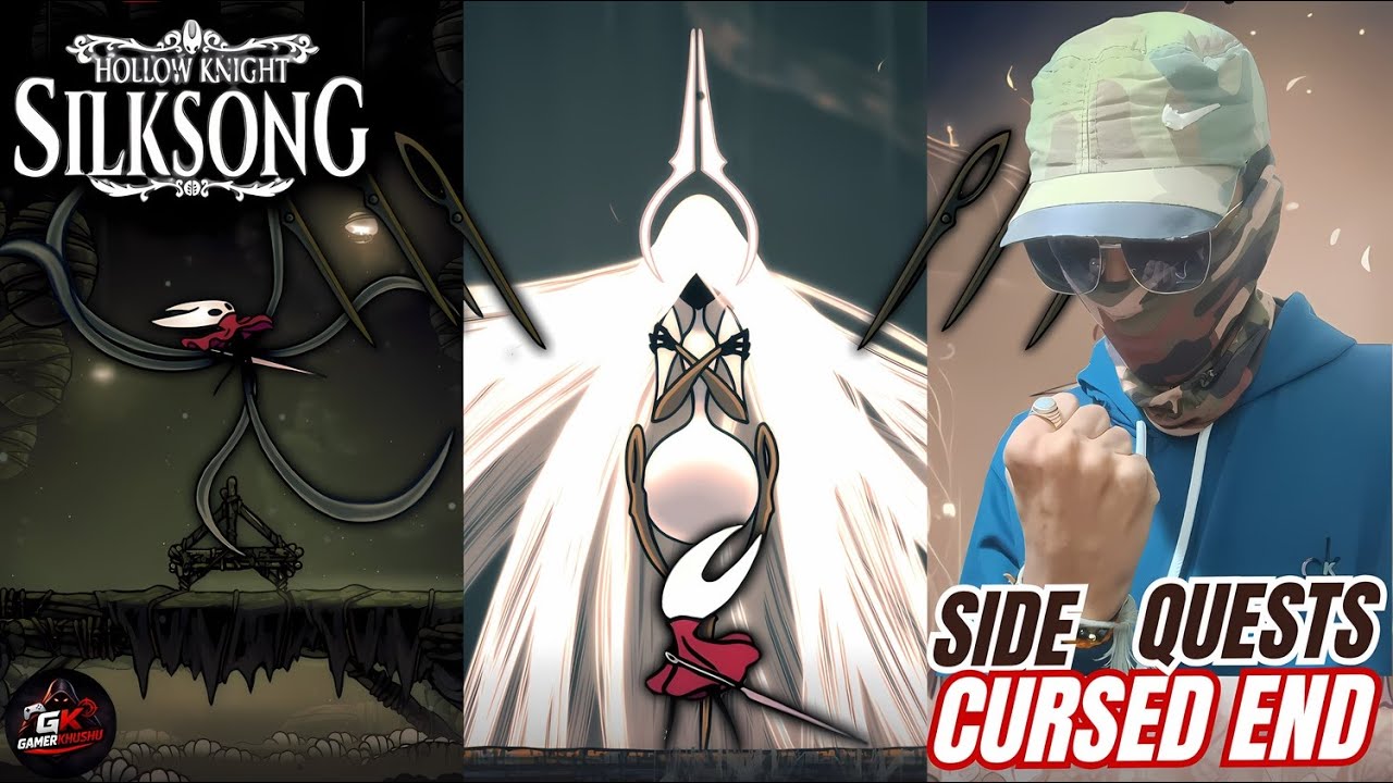 Hollow Knight: Silksong | Side Quests and Cursed Ending | GamerKhushu - Aaj toh maut hai meri😭