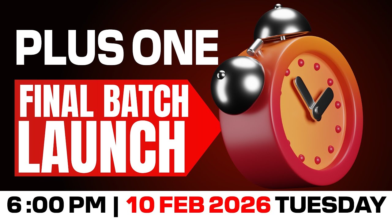 PLUS ONE FINAL CRASH BATCH LAUNCH.! EXAM WINNER