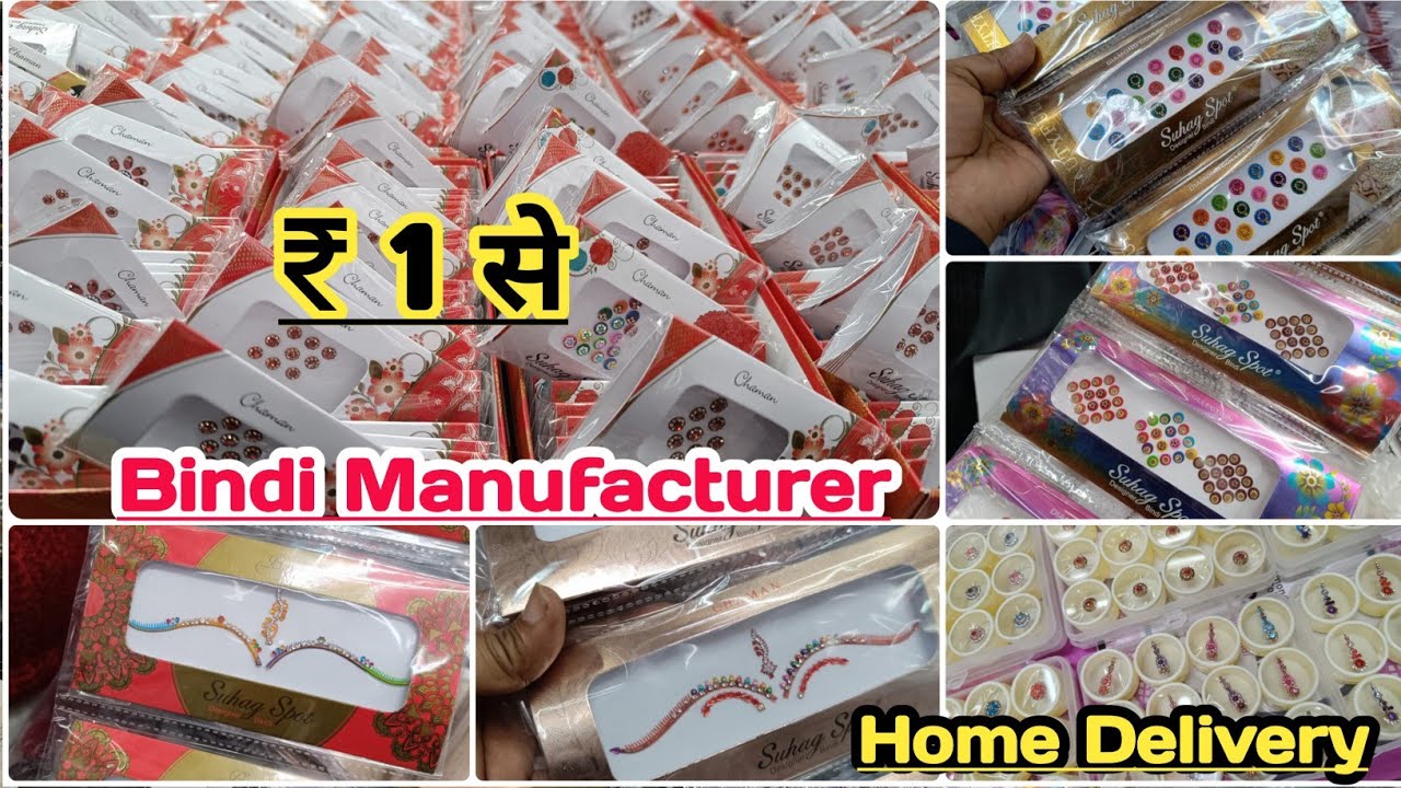 Fancy Bindi wholesale | Bindi wholesale market in Delhi | Bindi manufacturers in Delhi | टिकली