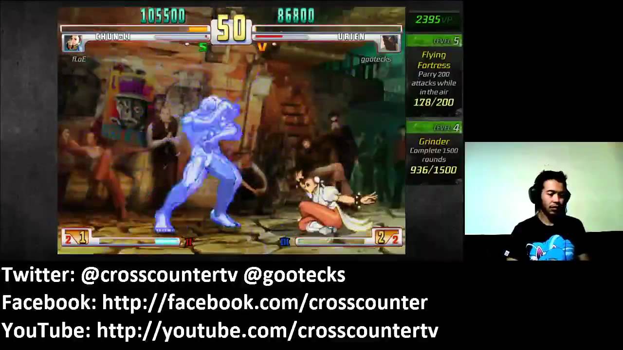 3rd Strike Revival Stream 09/19/11: gootecks (Urien) vs. fLoE (Ken/Chun Li) (First to 5)
