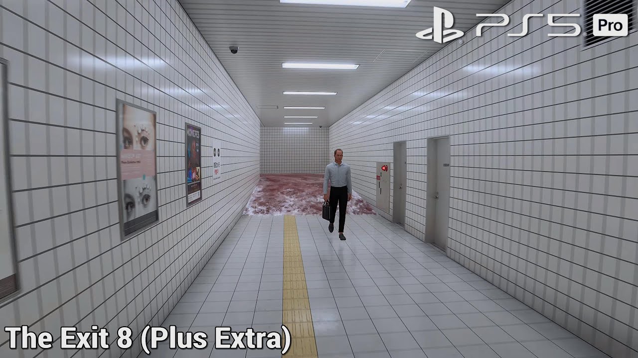 The Exit 8 (Plus Extra) | Gameplay on PS5 Pro Boost Mode & Ending [4K]
