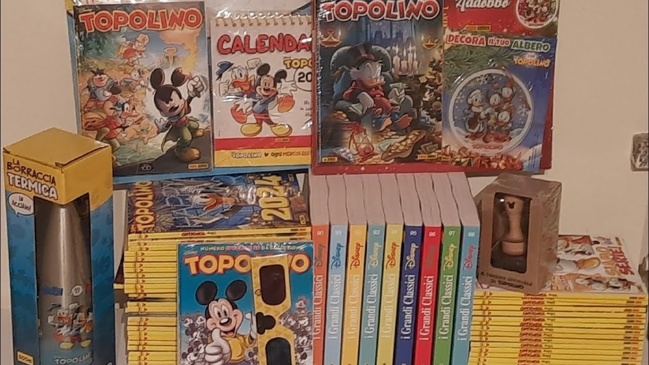 Unboxing Acquisti Fumetti Disney - Gadget Topolino
