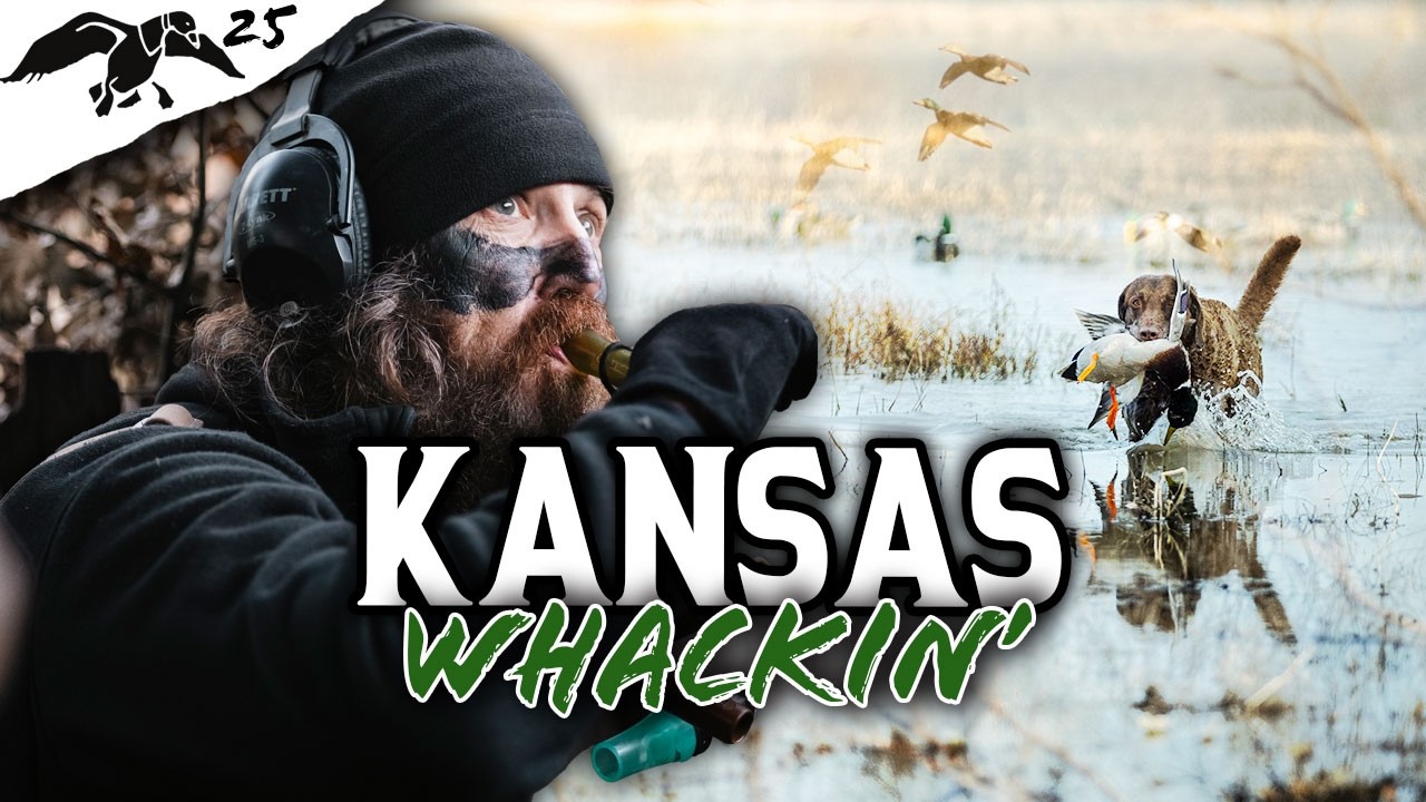 A DUCK HUNTER'S DREAM // FULL LIMITS in Kansas with the DUCKMEN // Duck Commander 2025