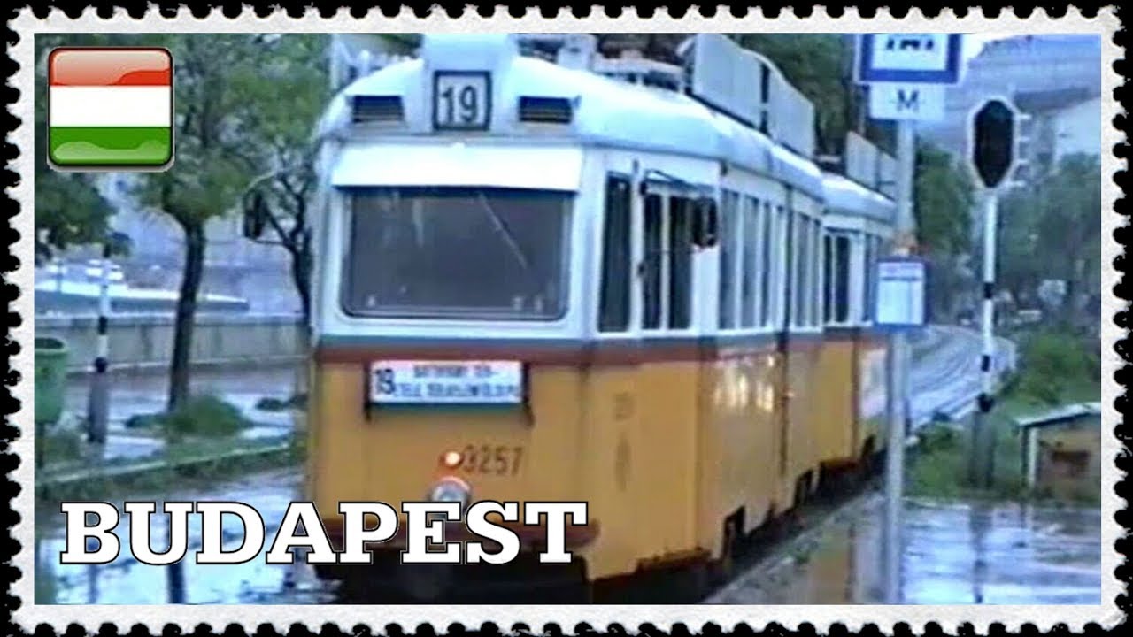 giro in tram a Budapest nel 1998 / kocsi út Budapest