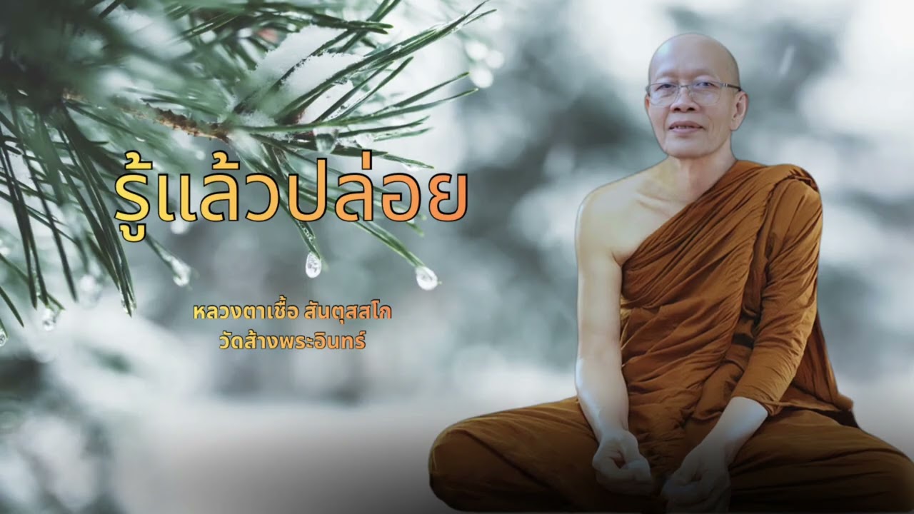 รู้แล้วปล่อย หลวงตาเชื้อ สันตุสสโก วัดส้างพระอินทร์