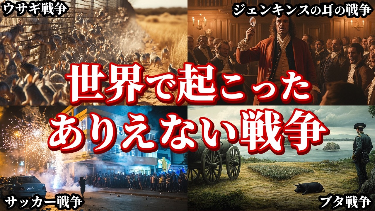【ゆっくり解説】信じられない!?世界で起こったありえない戦争4選