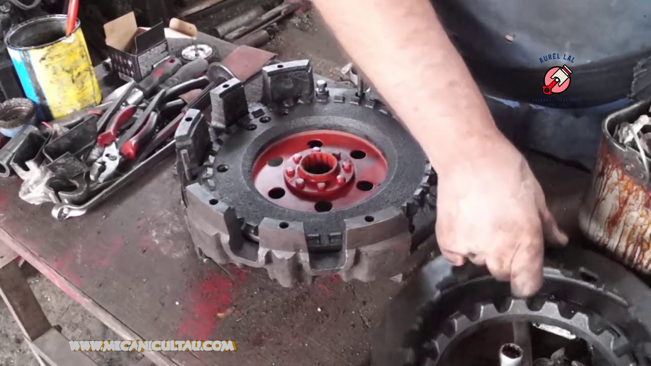 MOTOR D 115 REPARATIE CAPITALA  PROBLEME COROANA VOLANTA, AMBREAJ , SORB MOTOR.