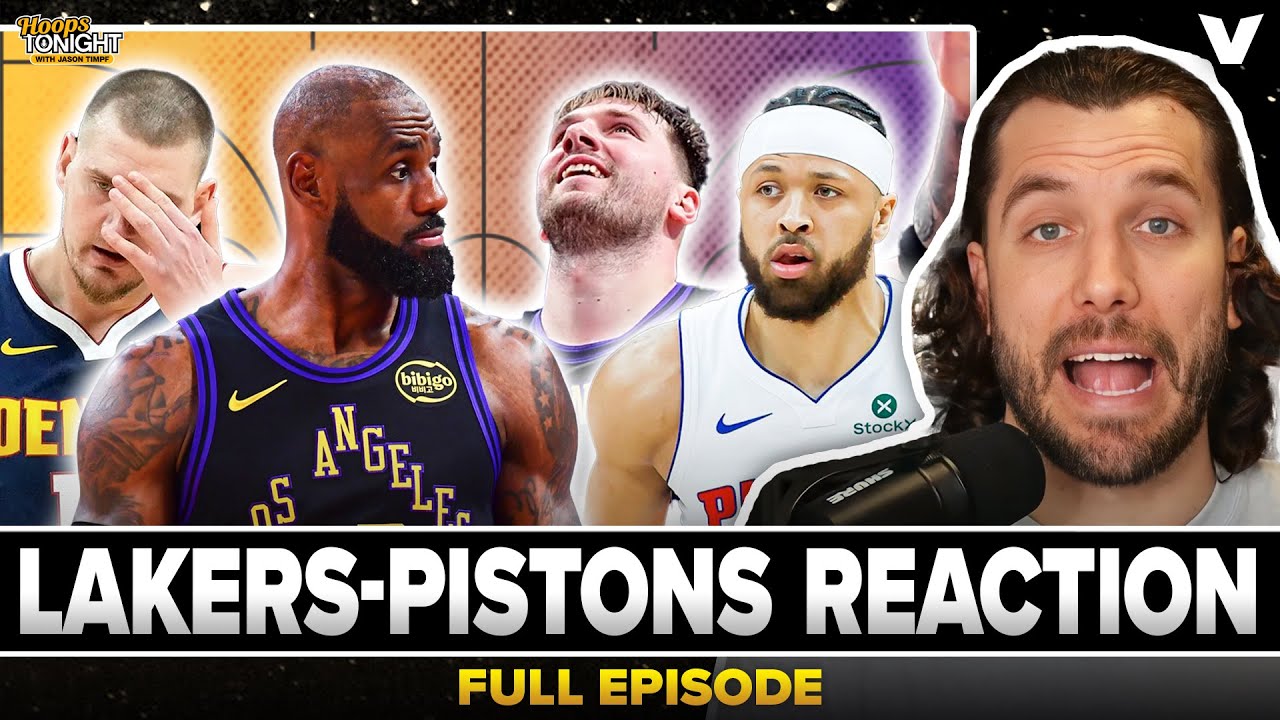 Lakers-Pistons Reaction: Luka & LeBron NEED to be better + how Nuggets deal with Jokic injury