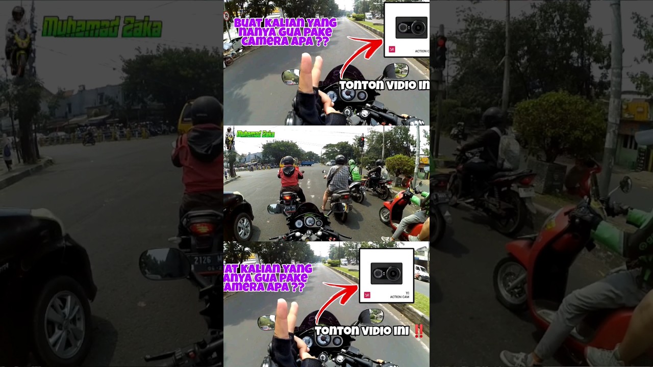 Rekomendasi Camera Vlog Buat Pemula ✨ #shorts #yicam #yicamera #muhamadzaka #ninjarrnew #ninja150cc