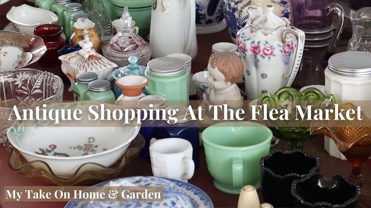 Antique & Vintage Shopping Trip & Haul At The Flea Market In Daytona Beach!!