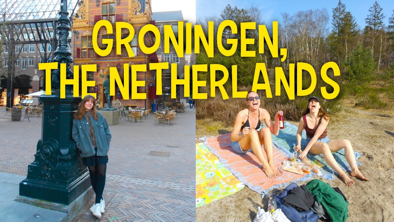 First beach day of the year in Groningen, the Netherlands (solo travelling Europe in my 30s)