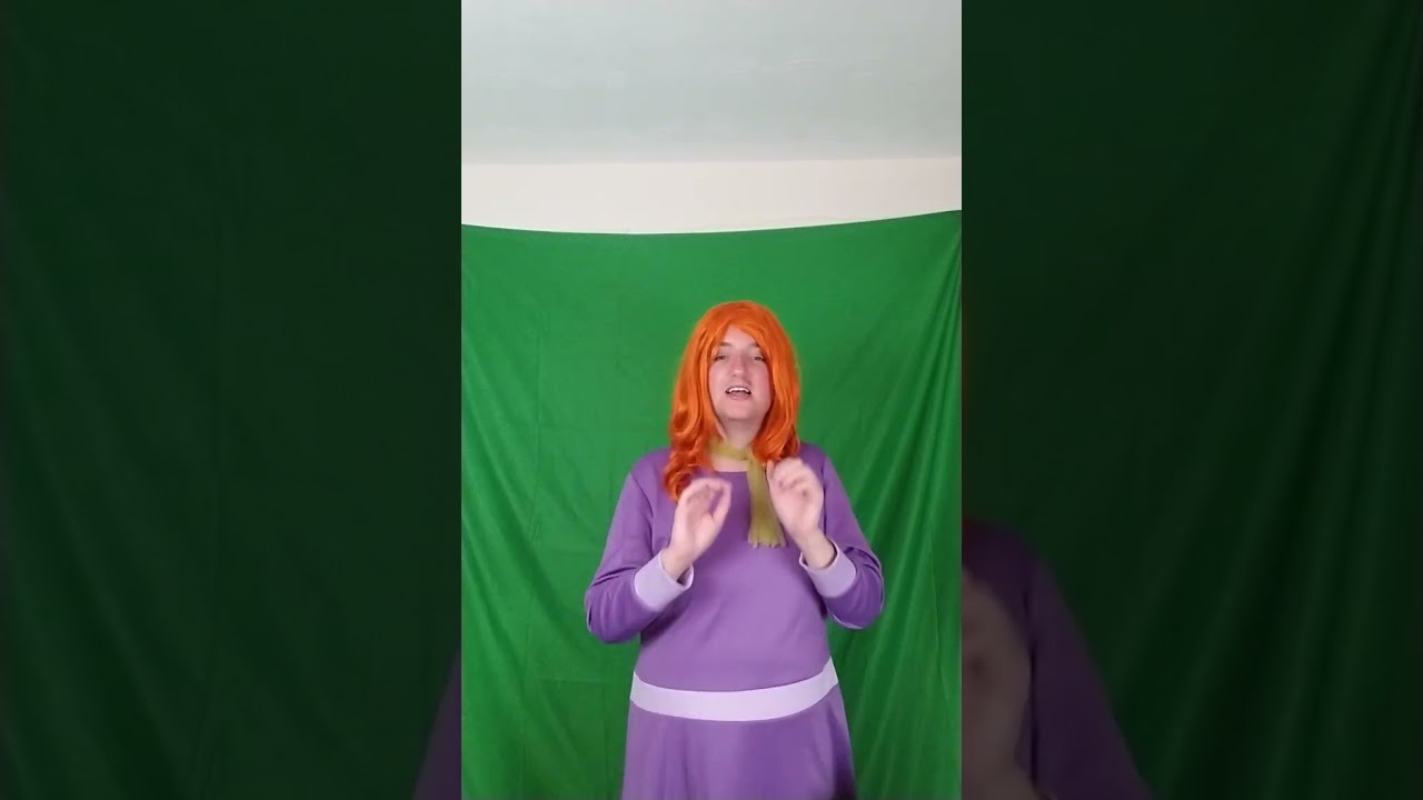 Me as daphne doing whenever you feel like it just green screen 