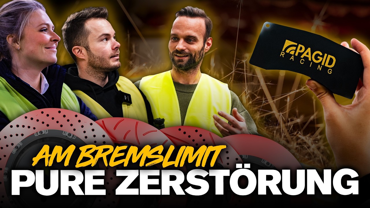 GL&Uuml;HENDE Bremsscheiben auf dem BREMSENPR&Uuml;FSTAND bei PAGID Racing - TEIL 2