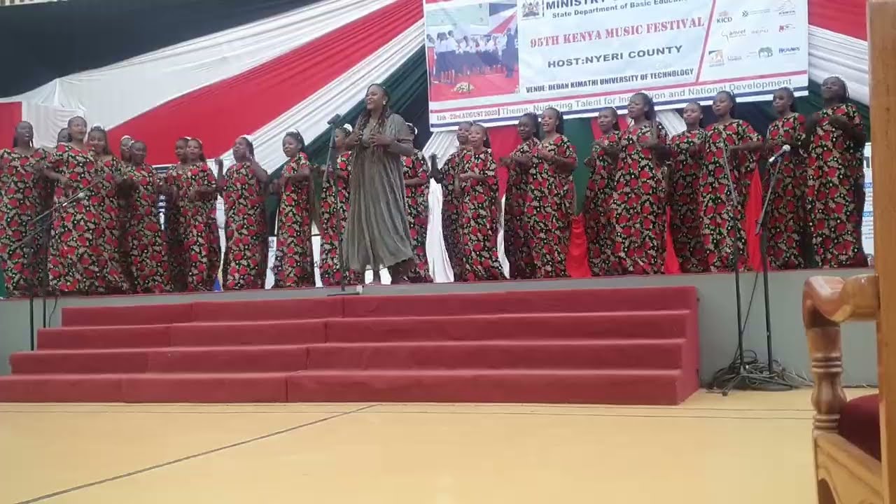 Mama Ngina Girls Beautiful Taarab Song for #KMF2023 #KNMF