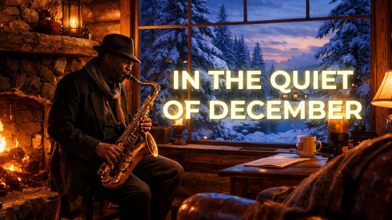 In the Quiet of December (Official Lyric Video) | Relaxing Christian Jazz & R&B for Winter Peace
