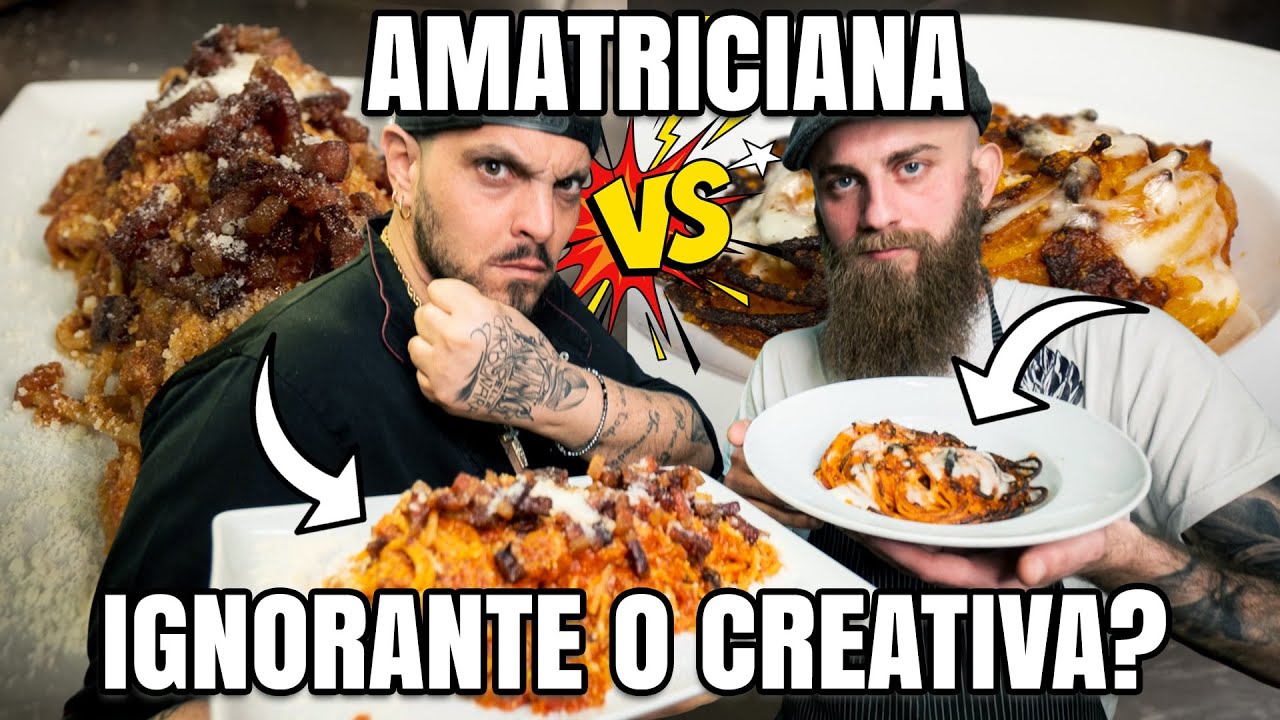Meglio L'AMATRICIANA classica o quella innovativa? 2 RICETTE top! Con Chef Davide di @MagnaItalia