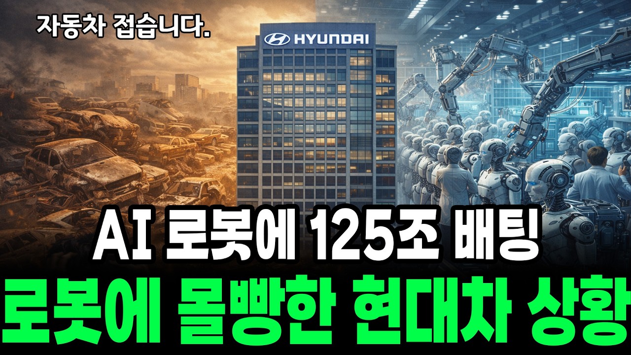현대차에서 AI 로봇 휴머노이드 개발을 위해 125조 2000억을 투자하겠다고 말한 소름 돋는 이