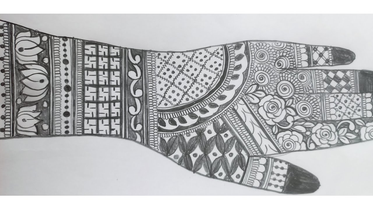 Full Hand Bridal Mehndi Design | Simple Bridal Mehndi Designs | Pencil Mehndi Design | Mehndi Design