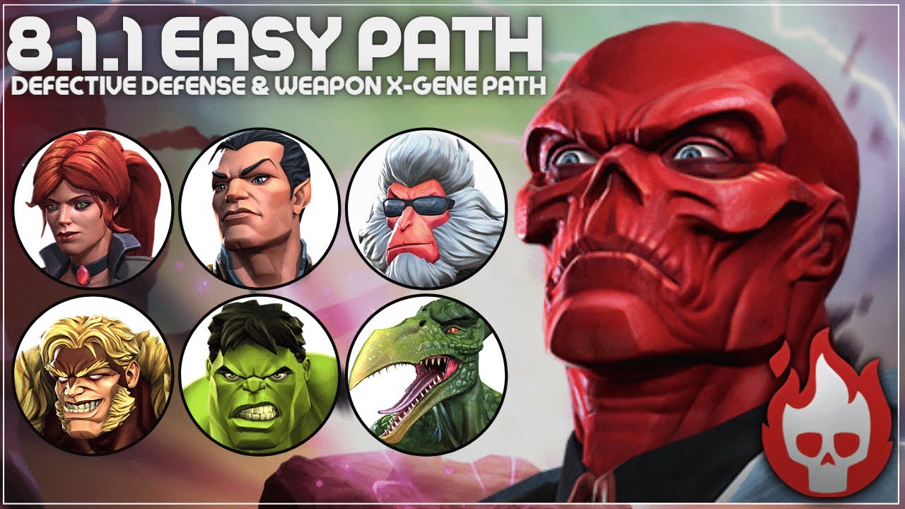 MCOC: Act 8.1.1 - Easy Path For Completion - Book 2 - Red Skull