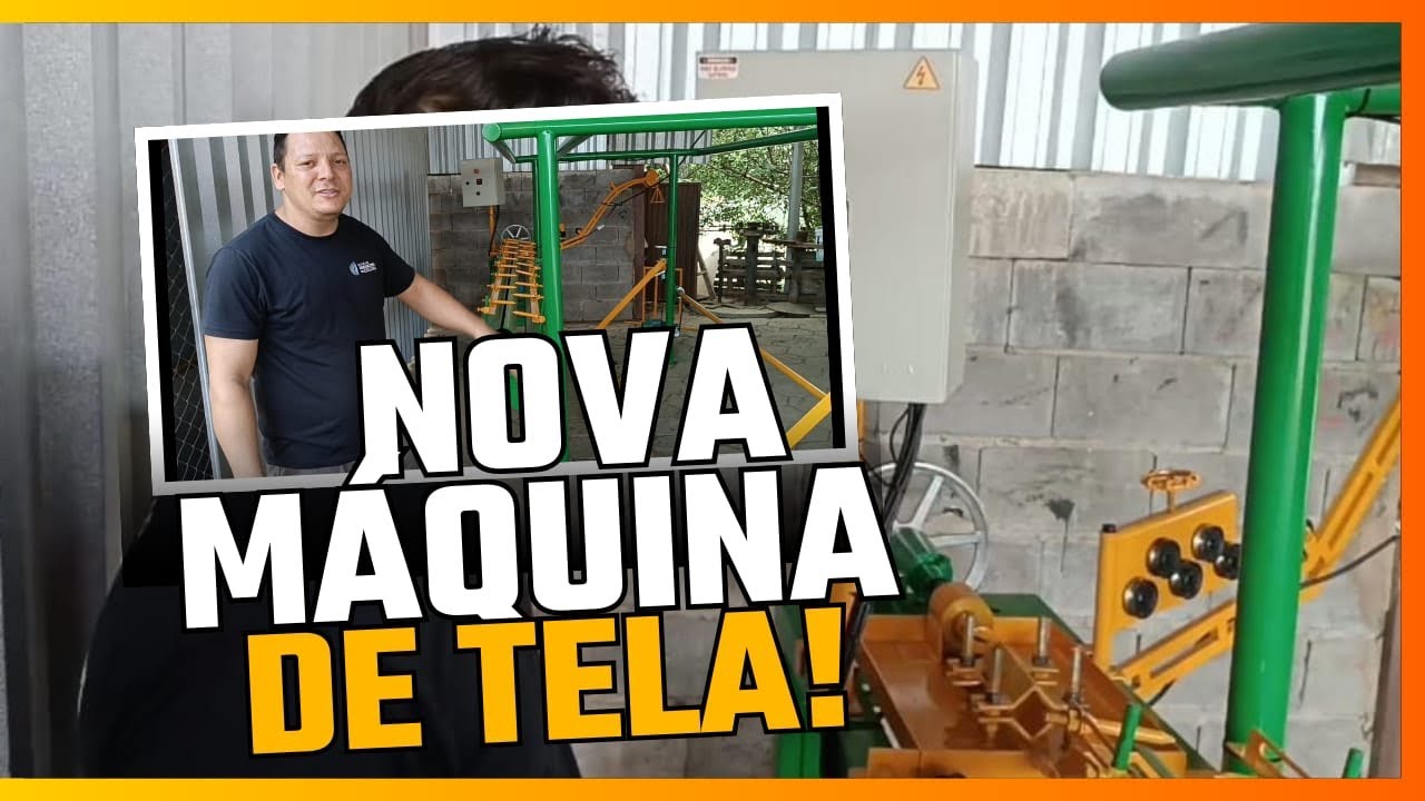 Fabricação de máquinas de telas