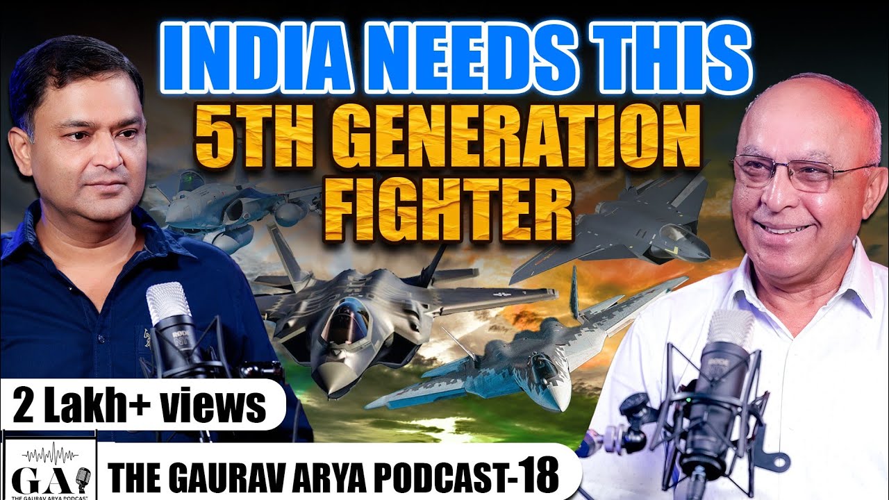 EP-18 | China’s J-20 Vs US F-35: Where Does India Stand? Air Marshal Anil Khosla & Major Gaurav Arya
