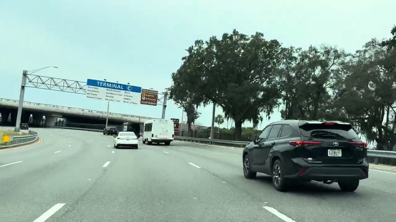 Going to MCO Terminal A Departure/Arrival #orlando #florida 