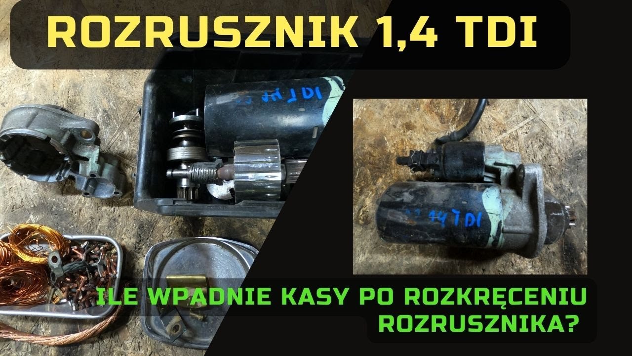 Ile odzyskam miedzi z rozrusznika samochodowego?