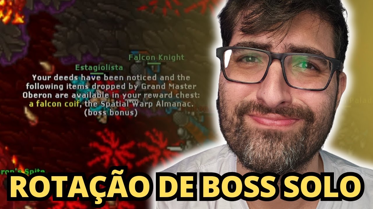 MINHA ROTAÇÃO DE BOSS SOLO NO TIBIA VALE A PENA?