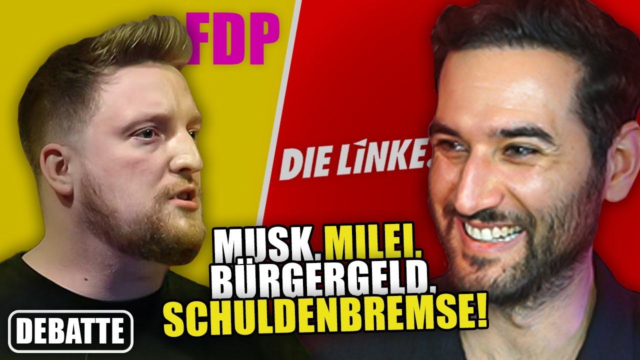 XXL-Debatte Mit FDP Bundestagsabgeordneter Jens Teutrine - Musk, Milei, B&uuml;rgergeld, Schuldenbremse