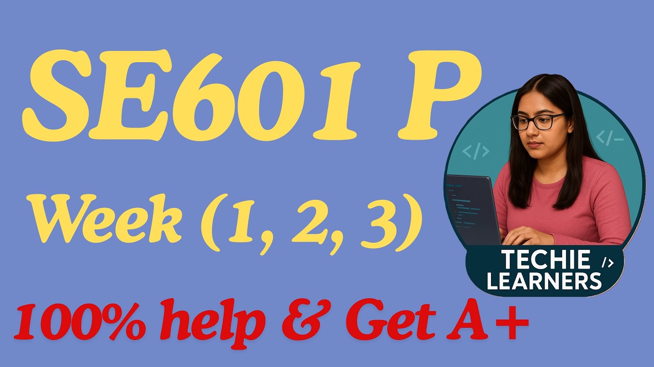 SE601 Software Construction and Development Practical Lecture Week (1,2,3)