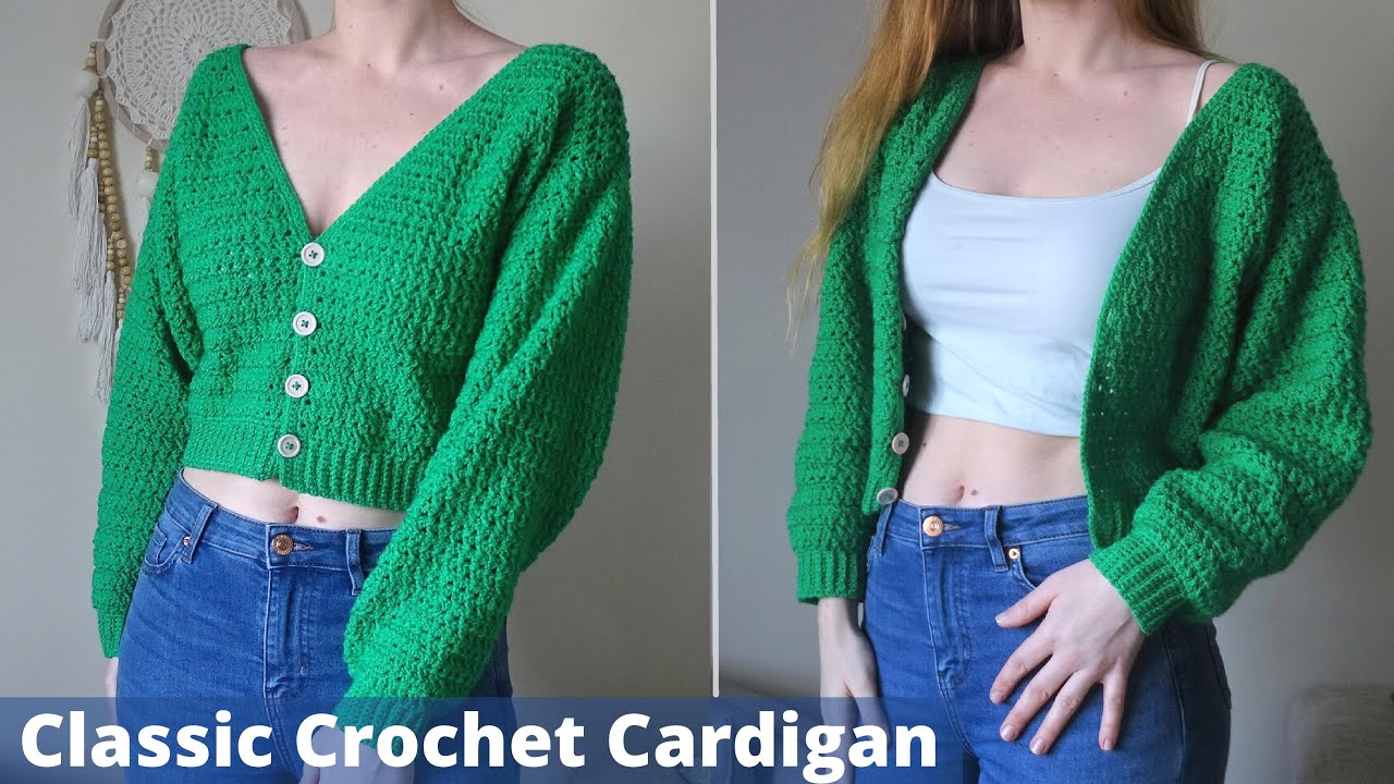 Easy Crochet Cardigan Tutorial DIY | Chunky Cardigan Crochet