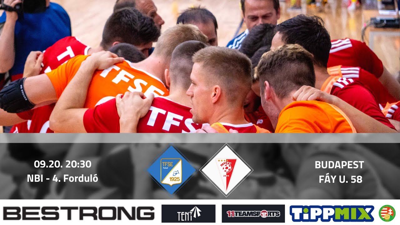 Új időpont! 2021 november 2. TFSE-BeStrong – MVFC Berettyóújfalú // Férfi Futsal NBI - 4. forduló //
