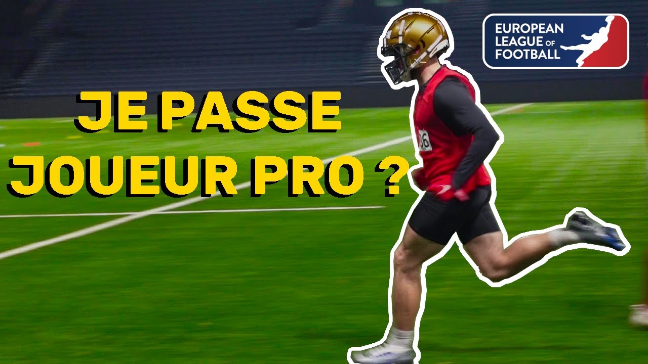 JE DEVIENS JOUEUR DE FOOTBALL AMERICAIN PRO ? - (Combine ELF)