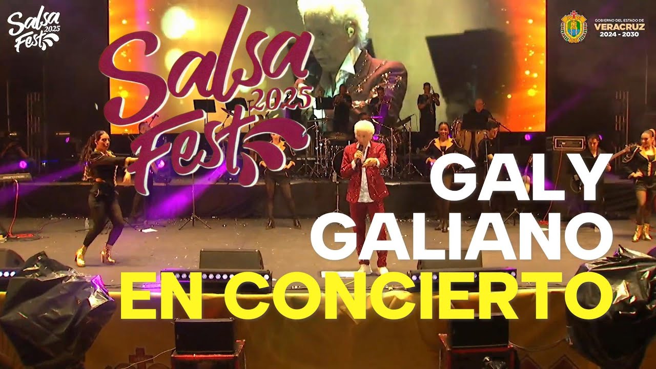 Galy Galiano, SalsaFest Veracruz 2025, Boca Del R&iacute;o, Mexico, 14 De Junio Del 2025
