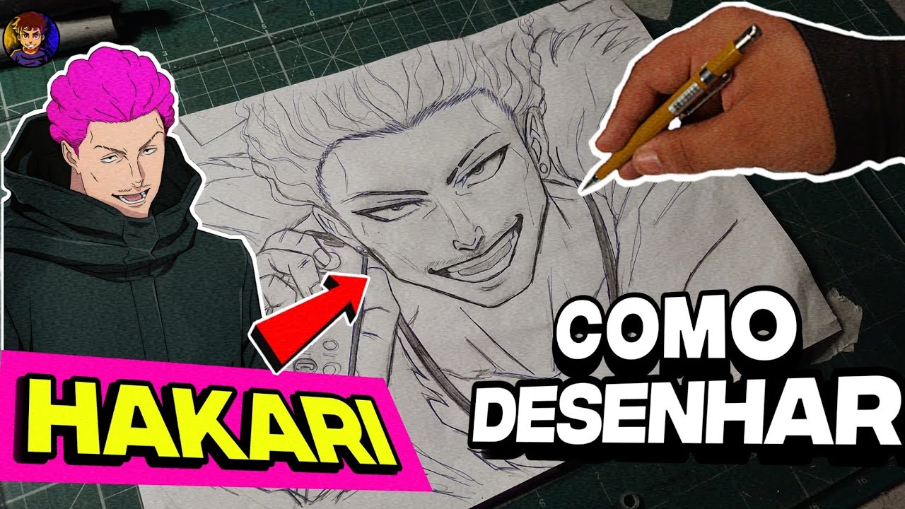 DESENHE FACIL✍️ !| COMO DESENHAR o HAKARI KINJE 🎰🟣 [ Jujutsu Kaisen ].