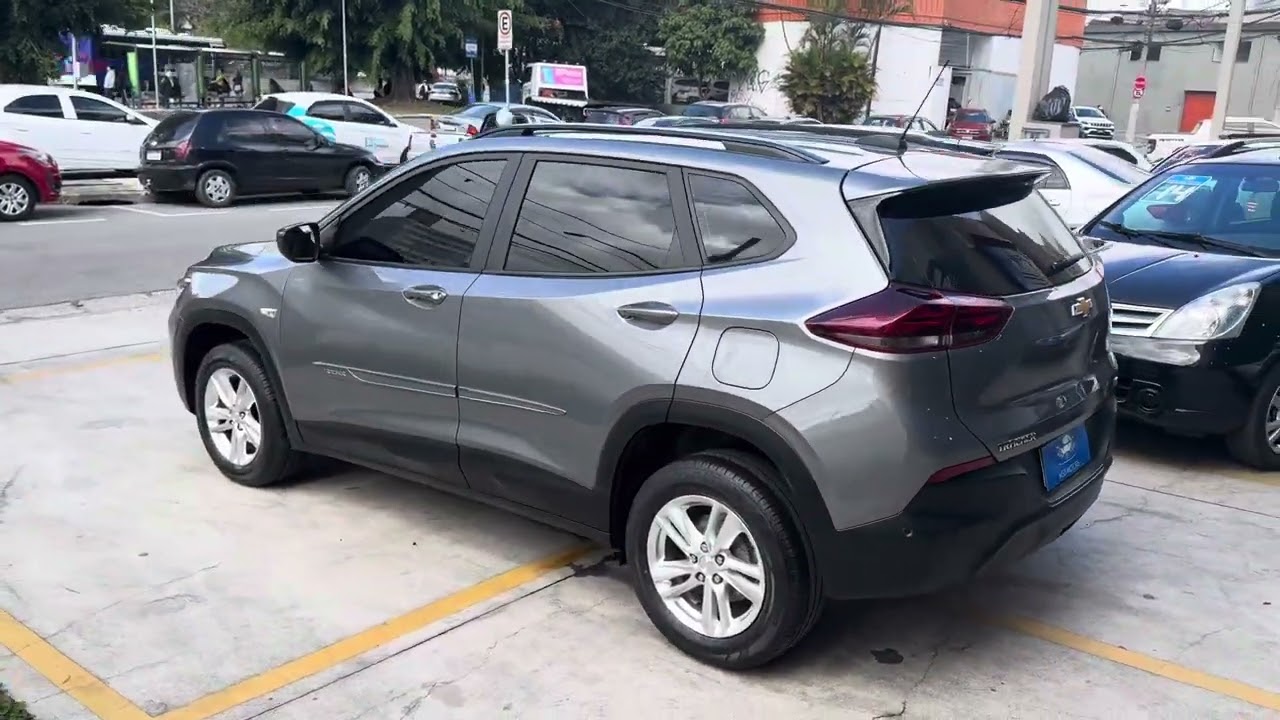 Chevrolet Tracker 1.0 Turbo LT Autom&aacute;tica Cinza 2023