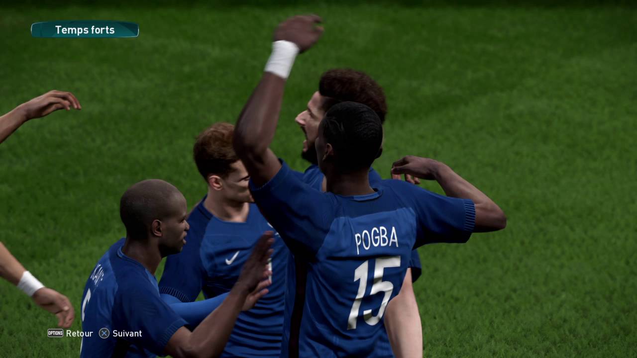 Pro Evolution Soccer 2017 PS4 Gameplay Match Complet France - Allemagne