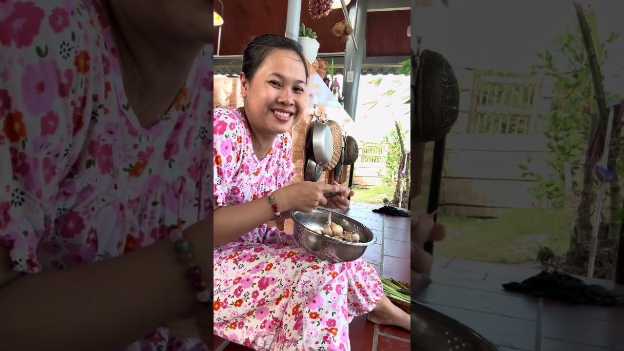 Cách nấu sate thơm ngon và mần em mực siêu to 